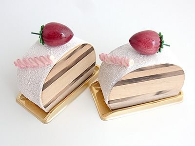 ro050　チョコロールロールケーキオルゴール