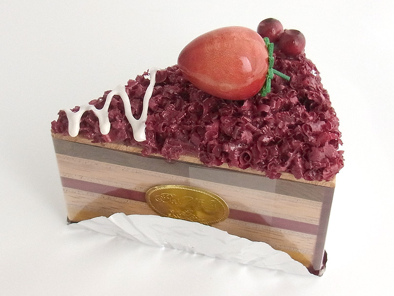 sa114　けずりチョコにいちごショートケーキオルゴール
