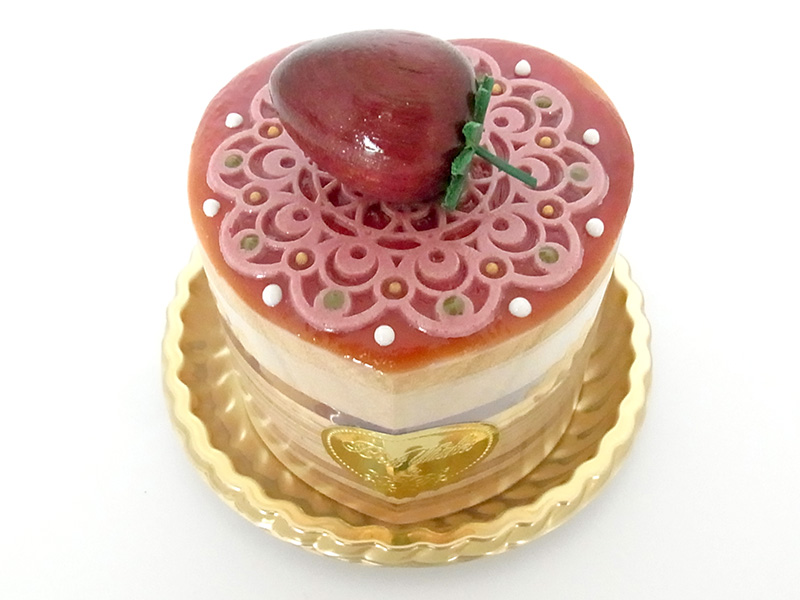 【残り2点】ha238　いちごジャムにいちご（ハート）ケーキオルゴール