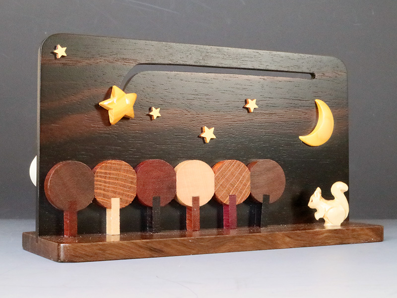 流れ星オルゴール（緑色）「星に願いを」