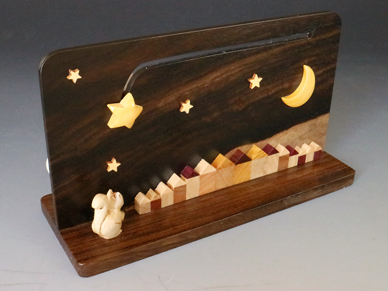 【2点限定】黒柿流れ星オルゴール「主よ人の望みの喜びよ」